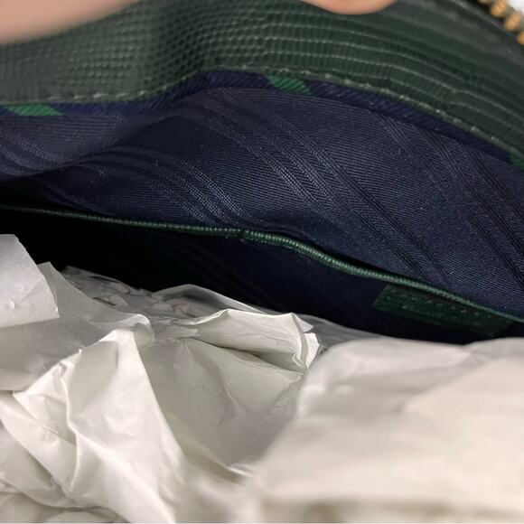 NWT Brooks Brothers green medicine bag purse - Picture 9 of 15